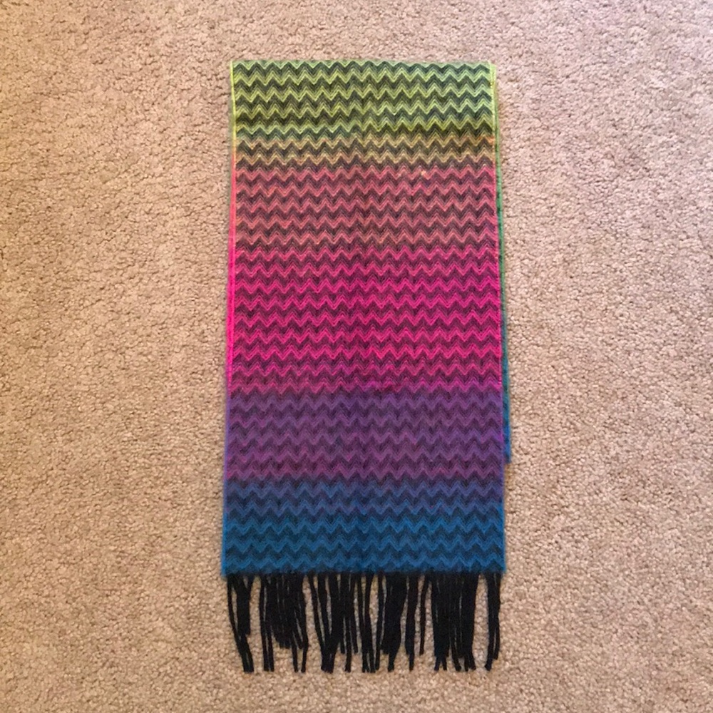Rainbow Colored Scarf